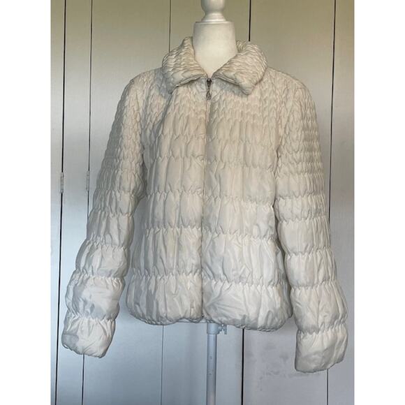 Gallery Women's Size Large White‎ Winter Jacket - Picture 1 of 5